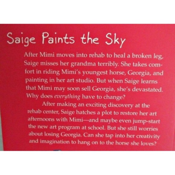 American Girl Saige Paints the Sky - Book 2 in the Saige Series - Picture 2 of 2
